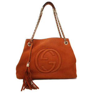 Gucci Soho Chain Tote pebbled leather Shoulder Bag